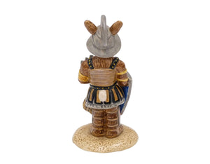 Bunnykins Gladiator Figure, DB326, With Box and Certificate, Royal Doulton