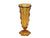 Art Deco Amber Glass Vase, 1930's, Slim Shape