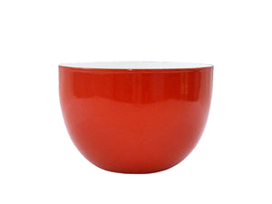 A Mid-Century Red Finel Enamel Bowl, Finnish Design, Super Colour