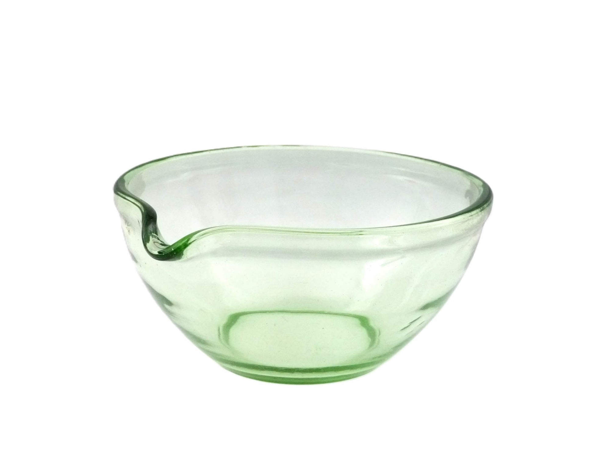 Green Glass Mixing Bowl, 1930's, 20.5 cm / 8"