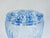 Blue Glass Vase, Posy Vase, Pressed Glass, Pretty Small Vase