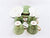Royal Albert Tea Set, Green 'Gossamer' Pattern, English Bone China