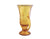 Art Deco Jobling Amber Glass Vase, "Dandelion", 1930's