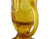 Art Deco Jobling Amber Glass Vase, "Dandelion", 1930's
