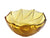 Art Deco Amber Glass Bowl, Sowerby 1940's Serving Bowl