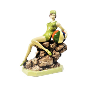 Kevin Francis Figurine, Beach Belle, Limited Edition Number 545, Peggy Davies Studio