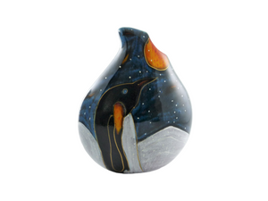Penguin Vase, Anita Harris Art Pottery, Teardrop Shape Vase