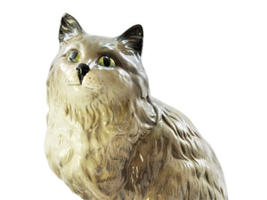 Beswick Persian Cat, No 1867, Large Handsome Sitting Cat