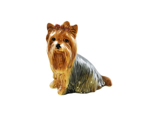 SylvaC Yorkshire Terrier, Collectible Dog Ornament No 5027, Very Cute Dog