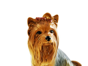 SylvaC Yorkshire Terrier, Collectible Dog Ornament No 5027, Very Cute Dog