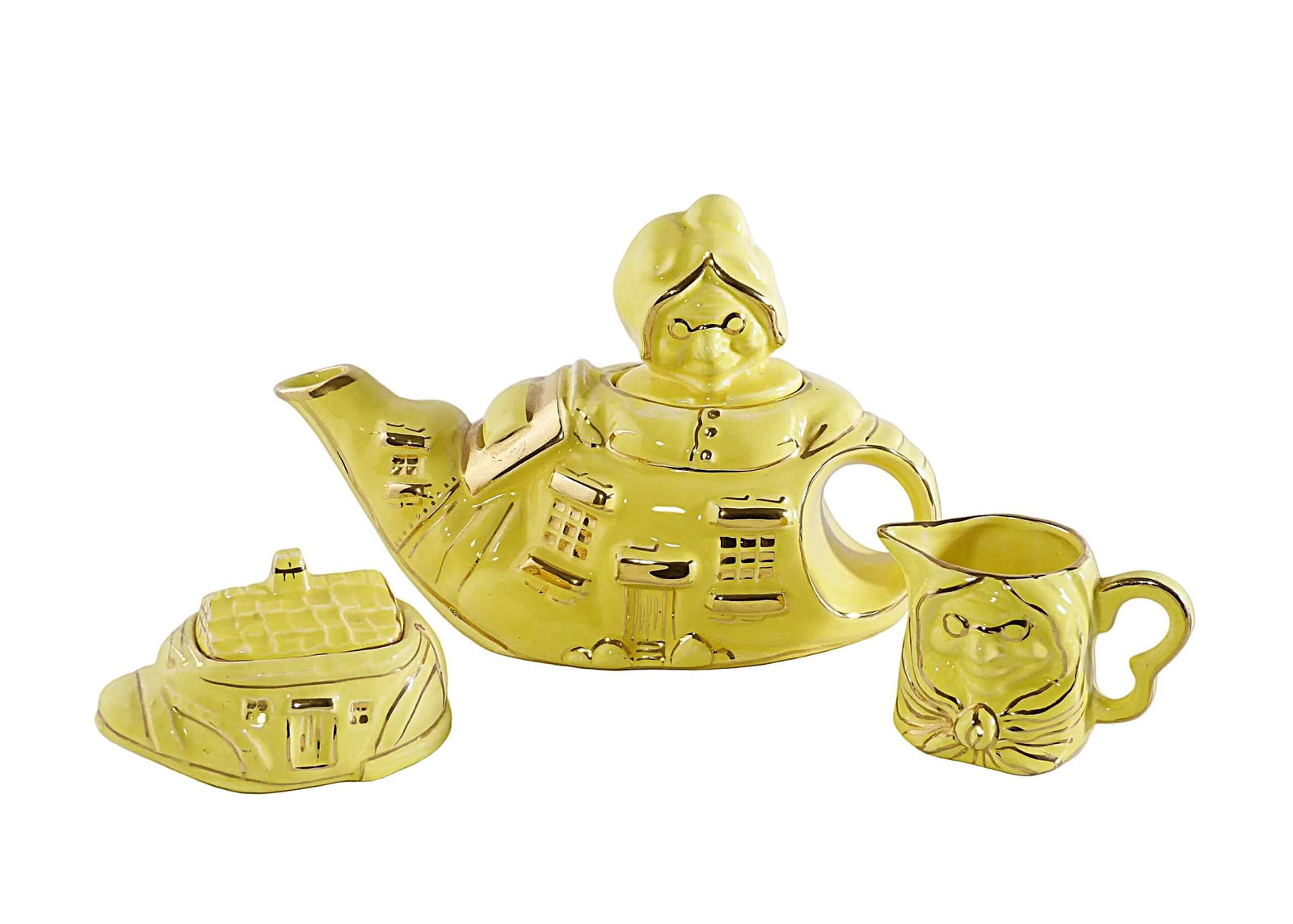 Vintage Tea Set, The Old Woman In The Shoe Tea Set, English China