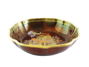 Carlton Ware Rouge Royale Bowl, "Mikado", Stunning