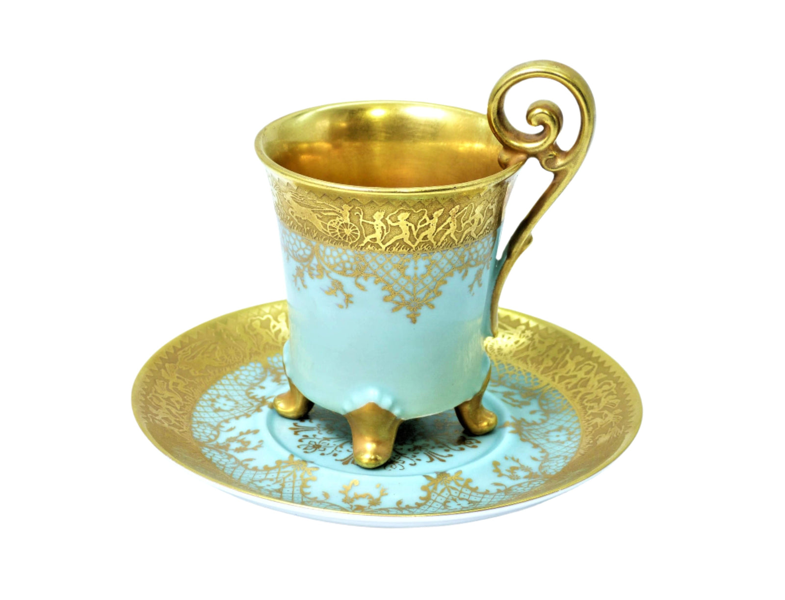 Vintage Demitasse Cup and Saucer, European, Beautiful