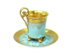 Vintage Demitasse Cup and Saucer, European, Beautiul