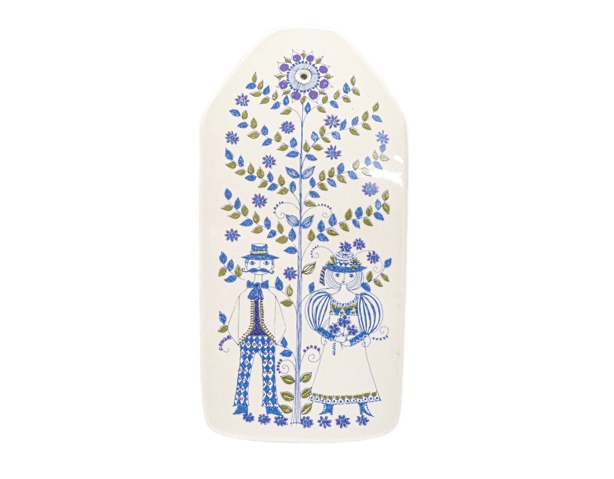 Figgjo Lotte Wall Plaque or Cheese Board, Norwegian, 1960's, Turi Design