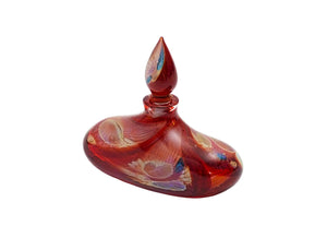 Richard Clements Art Glass Perfume Bottle, Stunning Colours