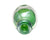 Green Art Glass Perfume Bottle, No Stopper, Lovely Fresh Colour