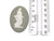 Jasperware Cameo, White on Green, 1970's, Lady with a Dolphin