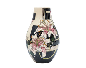 Moorcroft, Stargazer Lily Vase, Vicky Lovatt, 1st Quality, Numbered Edition 20