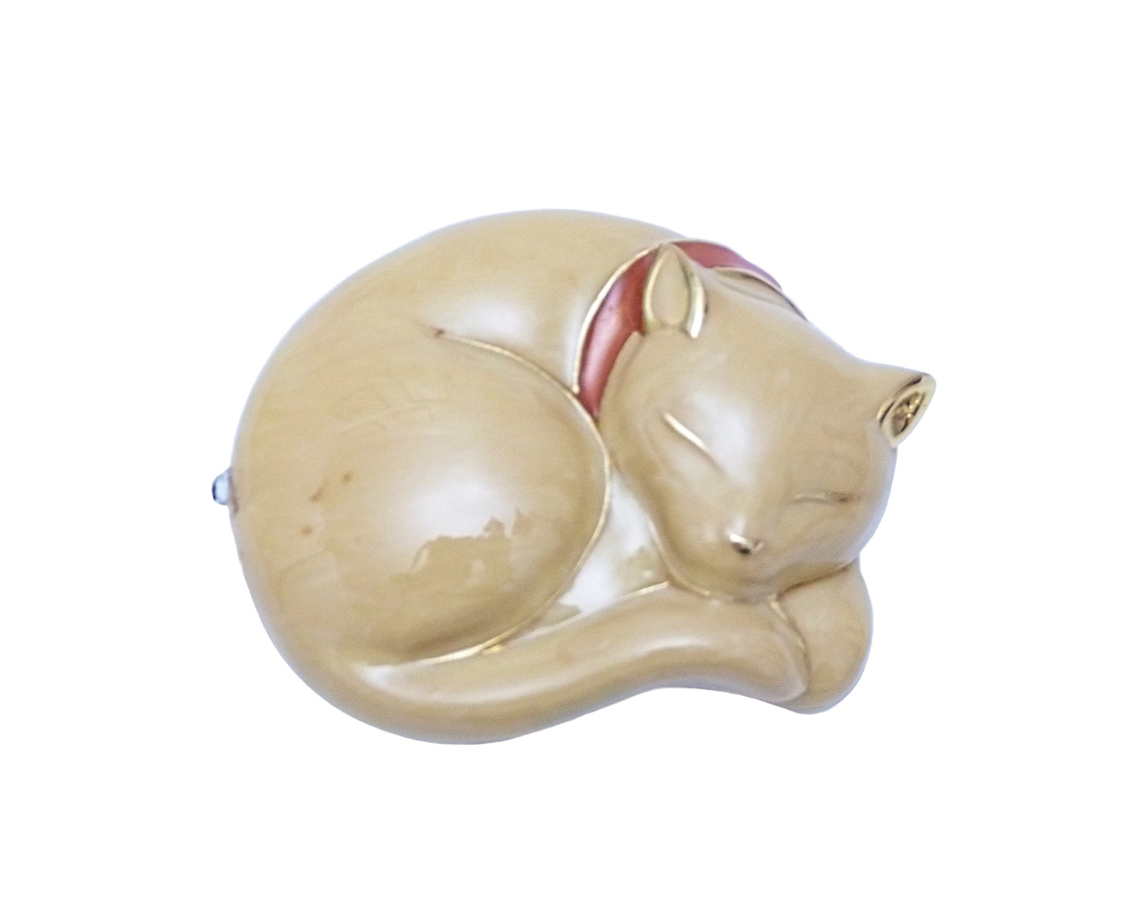 Estee Lauder Sleeping Cat Solid Perfume Compact, "Beautiful" Perfume