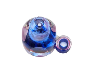 Fifth Avenue Glass Perfume Bottle, Amazing Colours, Czech Art Glass