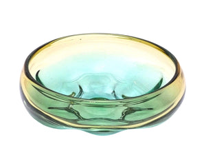 Sanyu Glass Bowl, Mid-Century Japanese, Sleek and Stylish