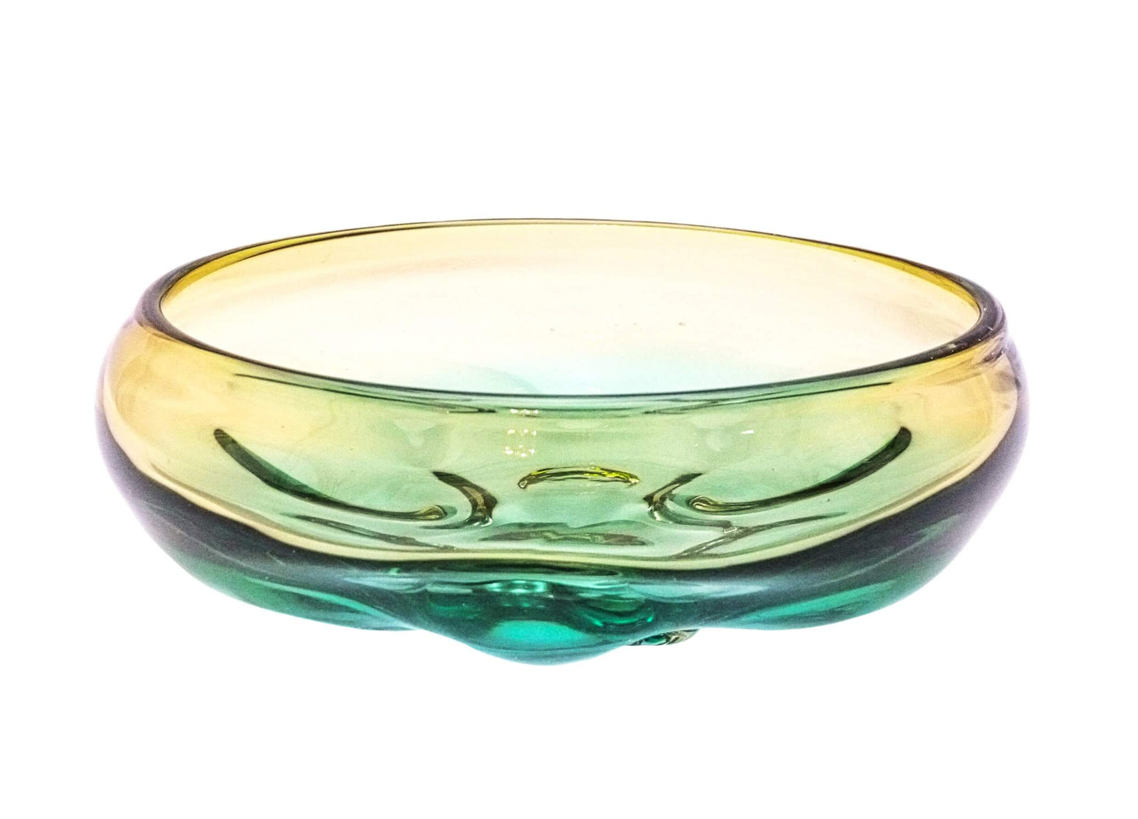 Sanyu Glass Bowl, Mid-Century Japanese, Sleek and Stylish