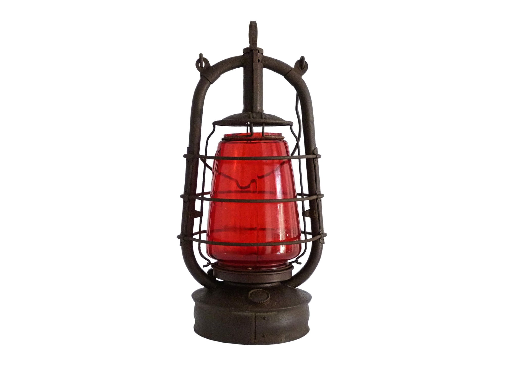 FR. Stübgen & Co. - Fledermaus 2850, Red Railroad Lantern, 1927-1930