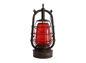 FR. Stübgen & Co. - Fledermaus 2850, Red Railroad Lantern, 1927-1930