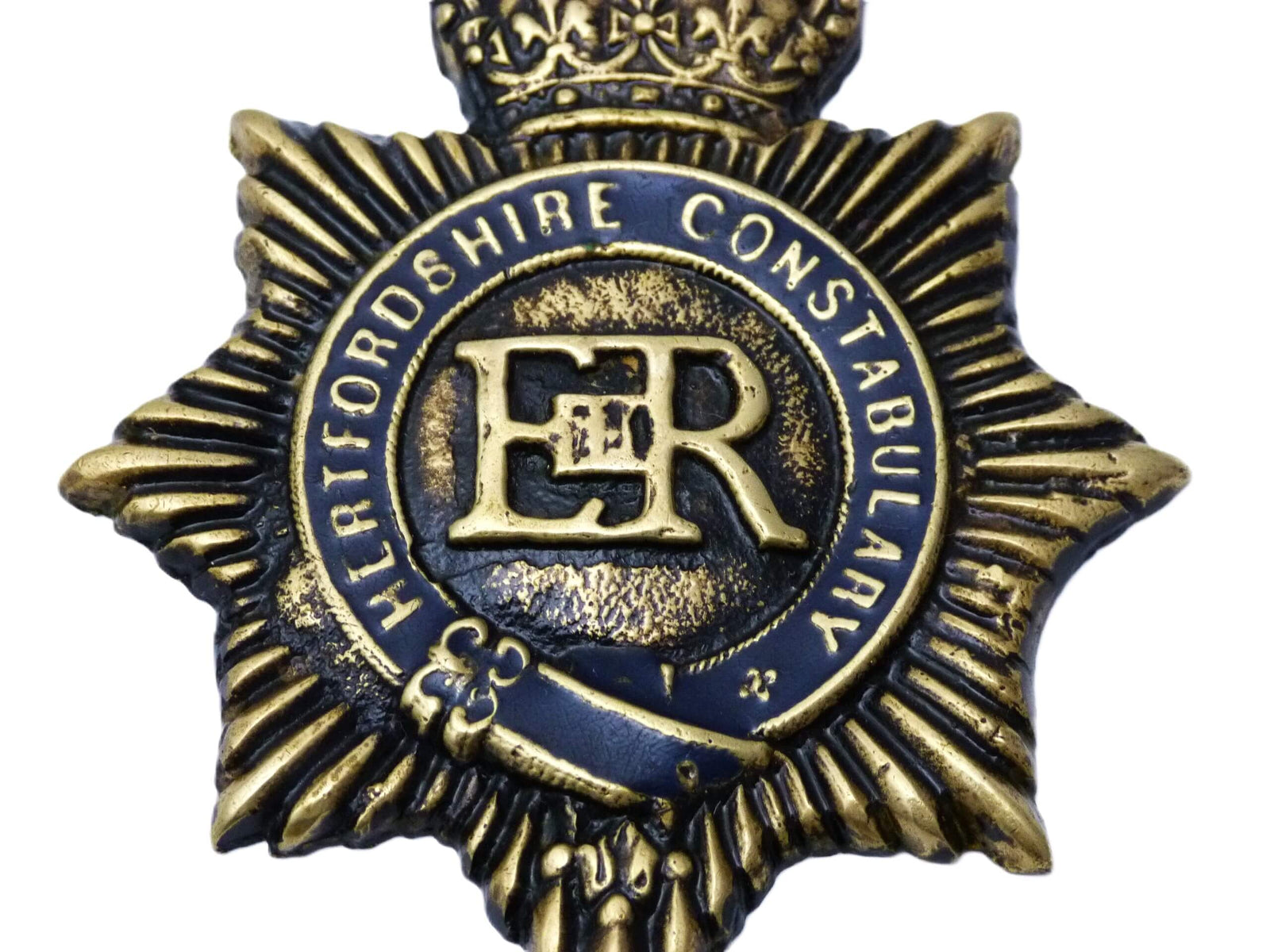 Metal Hertfordshire Constabulary Badge, UK Police Badge