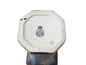 Carlton Ware, Wiltshire & Robinson Octagonal Vase, Fruit Design, 1930's