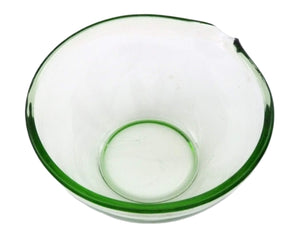 Green Glass Mixing Bowl, 1930's, 20.5 cm / 8"