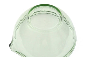 Green Glass Mixing Bowl, 1930's, 20.5 cm / 8"