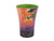 Carlton Ware "Rabbits at Dusk" Conical Vase, Orange Lustre, 1930's