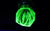 Art Deco Uranium Glass Small Vase, Elegant Shape