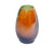 "Rabbits at Dusk" Carlton Ware Oval Vase, Orange Lustre, 1930's