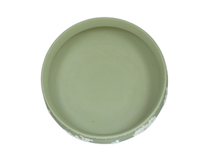 Wedgwood Jasperware Green Pedestal Bowl, Table Centrepiece