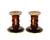 Carlton Ware Rouge Royale Candlesticks