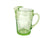 Uranium Glass Jug, Art Deco Pitcher, 1930's, Glows Beautifully