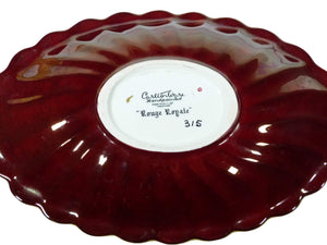 Carlton Ware, Rouge Royale, Oval Shallow Bowl, 1930's