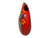 Red Vase, Anita Harris Art Pottery, Garland Teardrop Vase