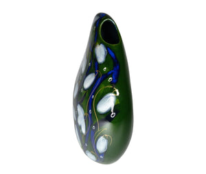 Snowdrop Vase, Anita Harris Art Pottery, Teardrop Shape