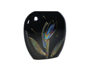 Anita Harris Art Vase, Black Iris Vase, Beautiful Gift