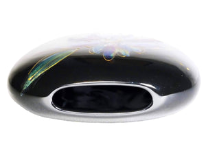 Anita Harris Art Vase, Black Iris Vase, Beautiful Gift