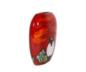 Sheep Vase, Very Cute Small Purse Vase, Anita Harris Art Pottery