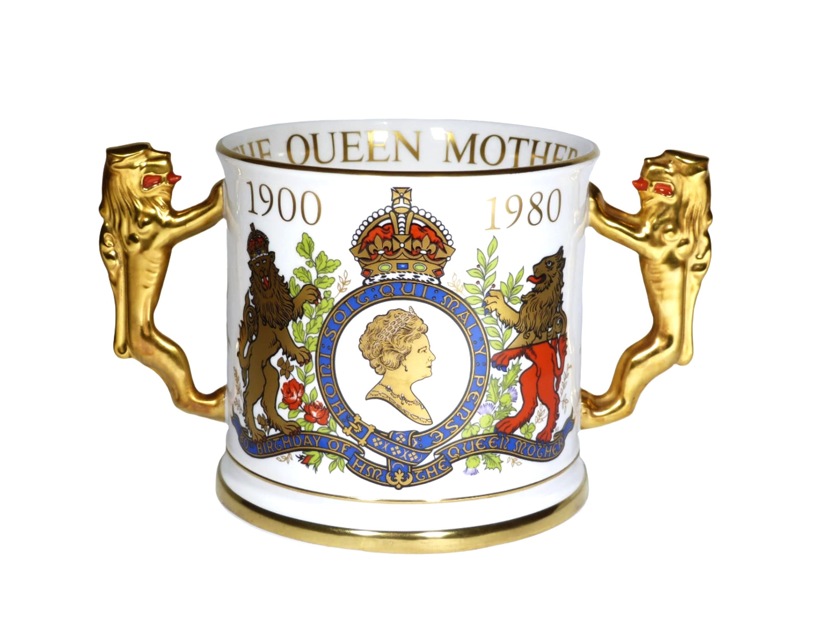 Commemorative Loving Cup Queen Mother, 80th Birthday 1980, Ltd Edition