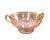 Striking Pink Glass Manhattan, "Horizontal Ribbed" Bowl
