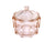 Vintage Pink Glass Candy Jar, Indiana Glass Company