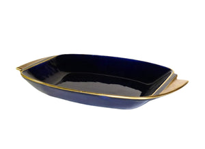 Carlton Ware Bleu Royale Small Serving Dish, Deep Dark Blue