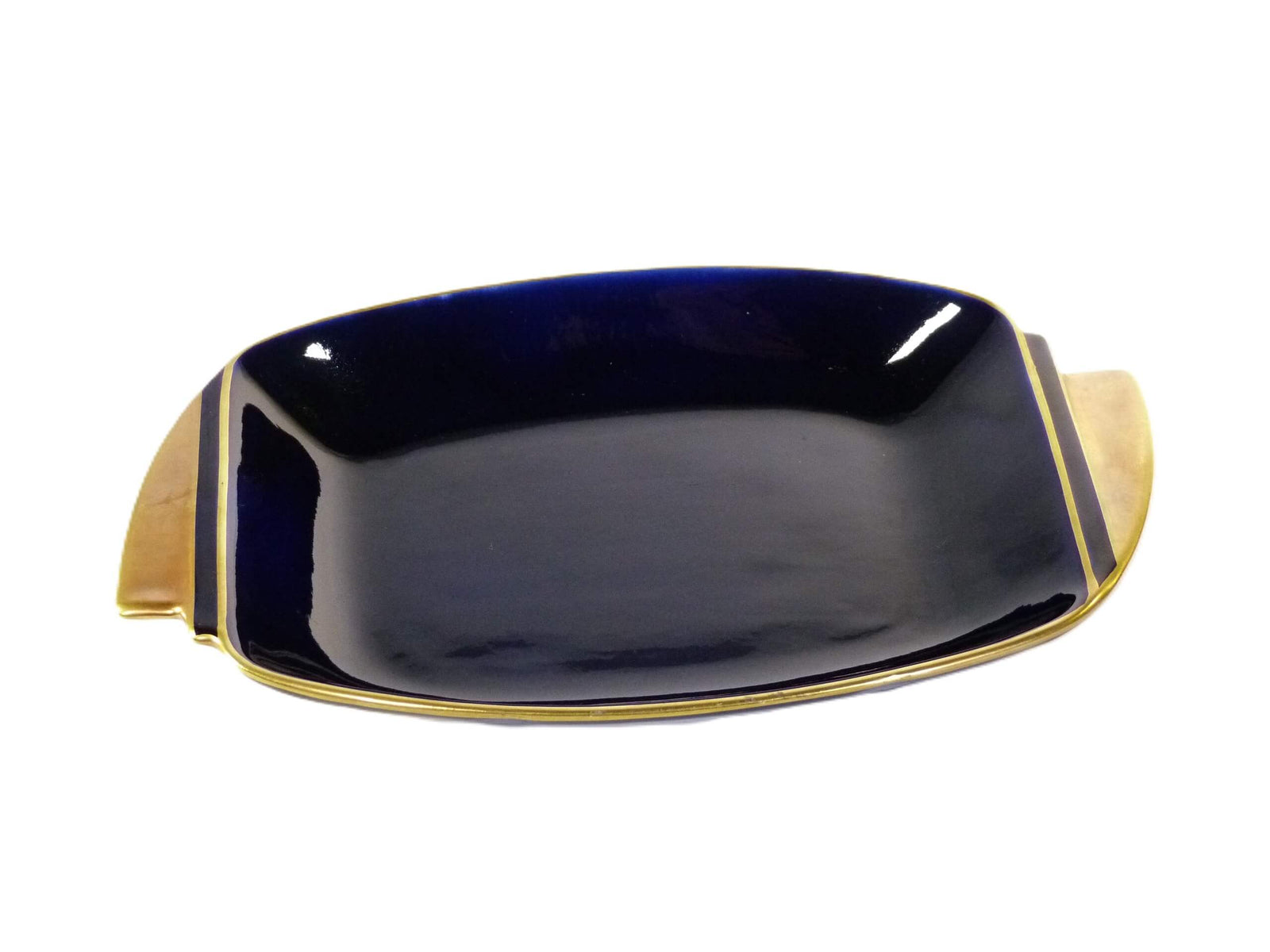 Carlton Ware Bleu Royale Small Serving Dish, Deep Dark Blue
